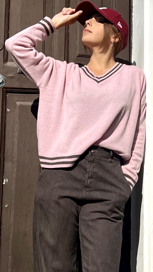 PULL COLLEGE MISTO CASHMERE