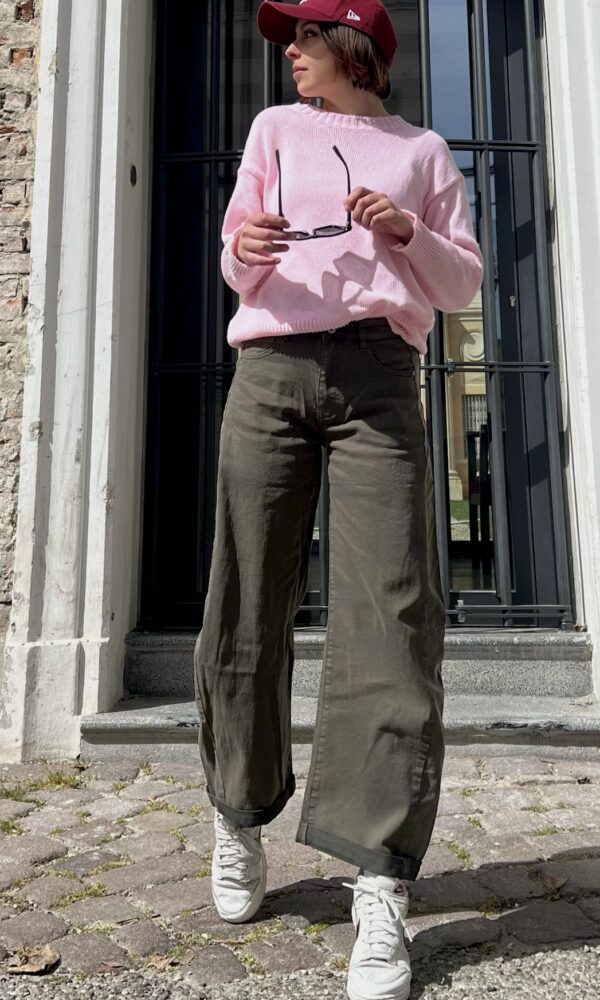 JEANS STOCCOLMA VERDE MILITARE ULTRA LIGHT