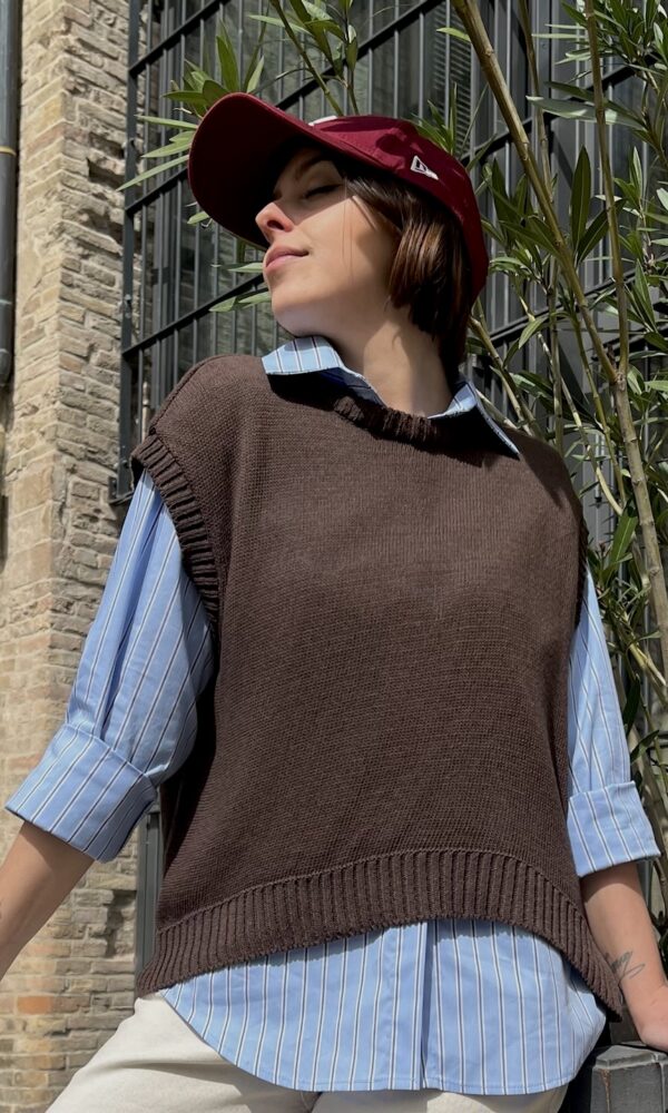 SMANICATO AMELIA  100% COTONE